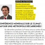 [Tribune Métropole n°02] Conférence mondiale sur le climat : cap sur une Métropole décarbonée !