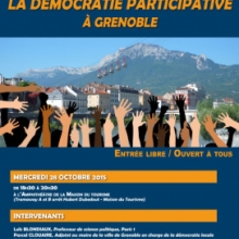 [Place Gre’net] Conférence citoyenne sur la démocratie participative à Grenoble