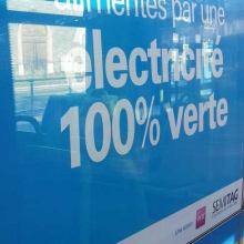[France Bleu] Campagne d'électricité "verte" sur les tramways grenoblois